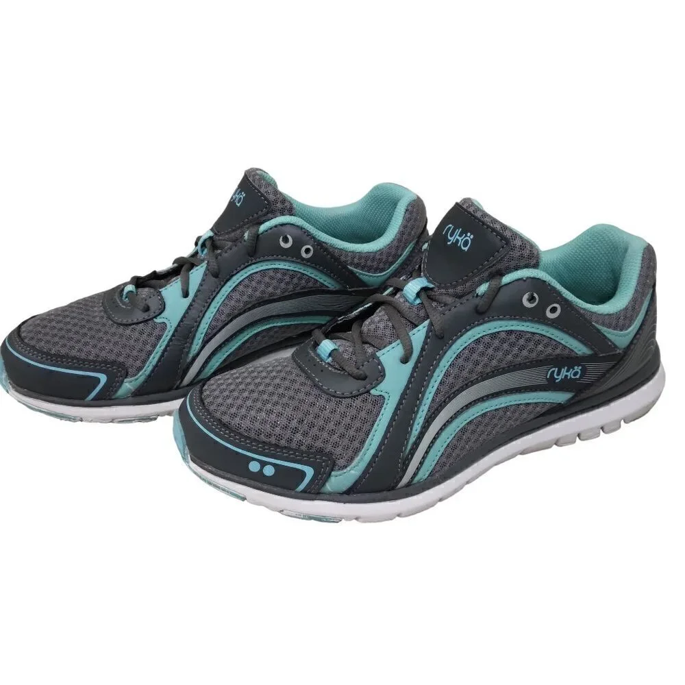 RYKA | Aries SMW Training Shoes Gray/ Teal | Size 9.5M